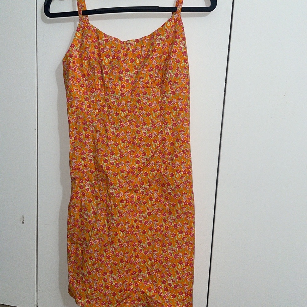 NWT Orange floral dress